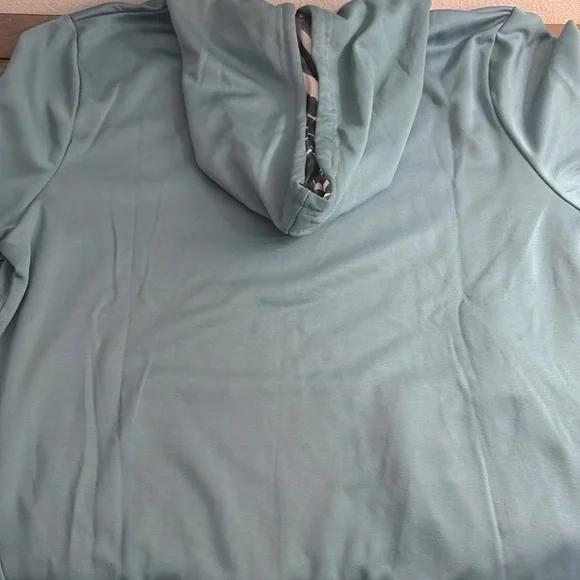 ❌SOLD❌NWT [Zubaz] Philadelphia Eagles NFL Logo Hooded Sweatshirt Men's M - Picture 7 of 12